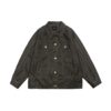American Retro Distressed Lapel PU Leather For Men And Women Biker's Leather Jacket - Image 7