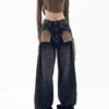 Spring New Niche Design Contrast Color Jeans Women - Image 7