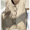 Lamb Wool Double-sided Thermal Vest Fashion Waistcoat Jacket - Image 4