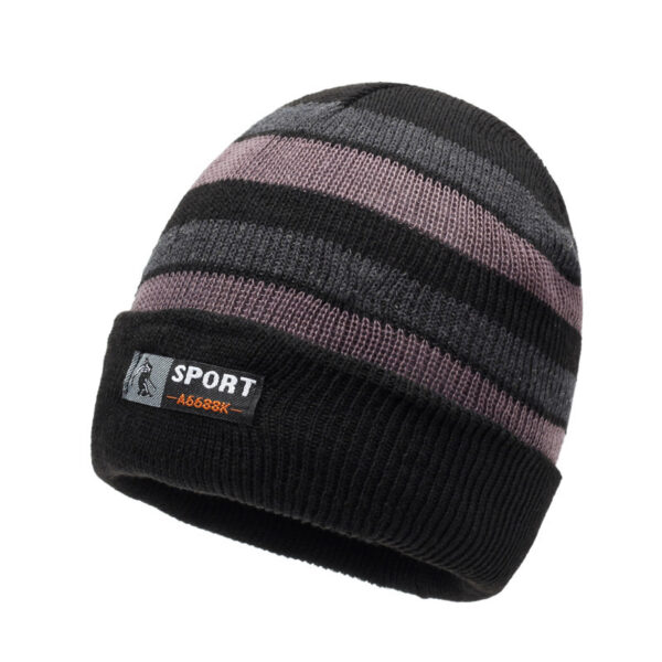 Warm Winter Knitted Hat Woolen Cap - Image 2