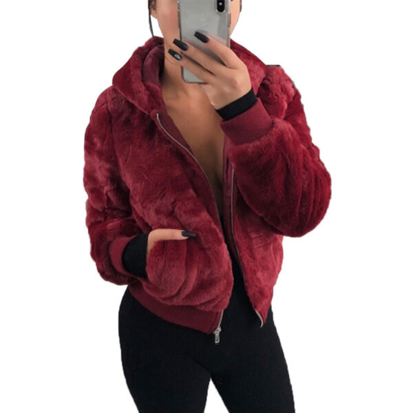 Women's Fox Fur Autumn And Winter Mink Fur Bunny Fur Coat Women - Image 8