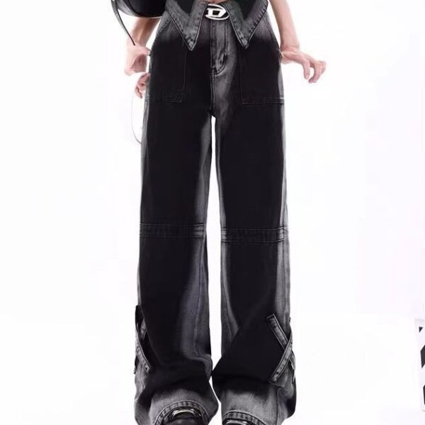Women's High Street Flanging Jeans Autumn - Image 4