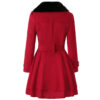 Women's Clothing Slim-fit Mid-length Woolen Coat Double-breasted Padded Coat - Image 7