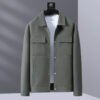 Short Work Clothes Casual Polo Collar Spring And Autumn Top Solid Color - Image 3