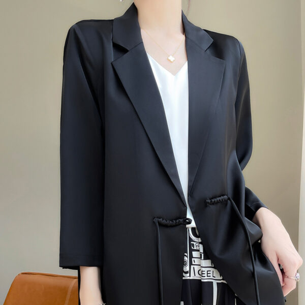 Spring And Summer V-neck Loose Suit Women - Image 2