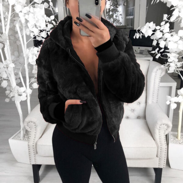 Women's Fox Fur Autumn And Winter Mink Fur Bunny Fur Coat Women - Image 3