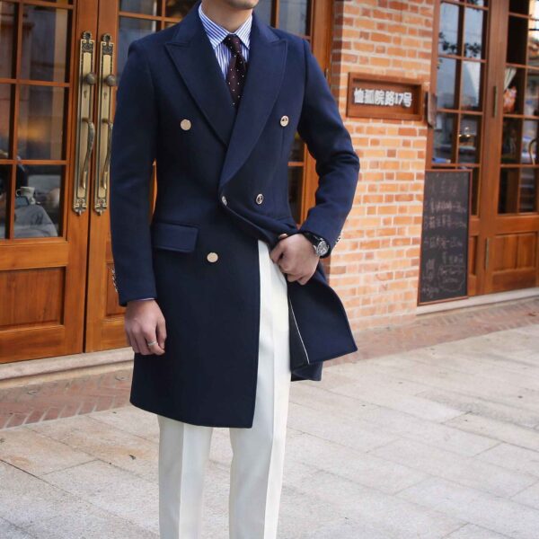 Wool Coat British Slim Fit - Image 3