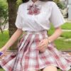 Student Jk Plaid Skirt Preppy Style Skirt - Image 8
