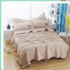 Cooling Blankets Pure Color Summer Quilt Plain Summer Cool Quilt Compressible Air-conditioning Quilt Quilt Blanket - Image 2