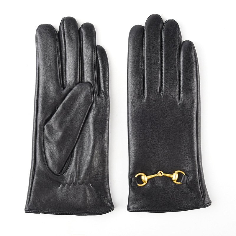 Winter Women's Warm Leather Gloves Winter Women's Warm Leather Gloves - Image 6