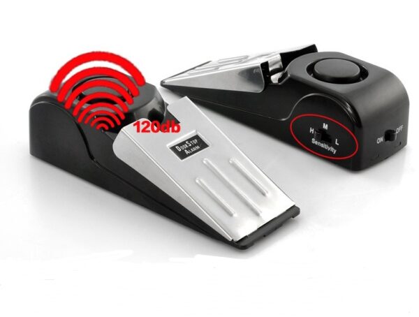 Door Stop Alarm Door Resistance Burglar Alarm Door Gap Alarm Door Stopper Alarm For Home Dormitory Safety - Image 4