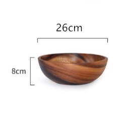 Kitchen Natural Wooden Bowl Household Fruit Bowl Salad Bowl For Home Restaurant Food Container Wooden Utensils Note The Size Hot Kitchen Natural Wooden Bowl Household Fruit Bowl Salad Bowl For Home Restaurant Food Container Wooden Utensils Note The Size Hot - Image 7
