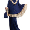 Muslim Kids Ramadan Girls Long Sleeve Dress Hijab Abaya Robe Arab Dubai Children Kaftan Headscarf Islamic Kids Robe Jilbab - Image 3