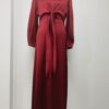 Ramadan Eid Mubarak Kaftan Dubai Abaya Turkey Muslim Women Hijab Satin Dress Islam Caftan Marocain Dresses Vestidos Robe Femme - Image 4