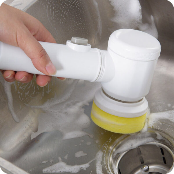 Electric Cleaning Brush Magic Brush Electric Bathtub Brush Housework 5 In 1 Cleaning Brush Electric Bathtub Brush Cleaning Brushes - Image 4