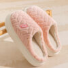 New Non-slip Thick-soled Plush Slippers Couple Winter Warm Home Slipper Indoor Fleece Shoes For Women Men - Image 8