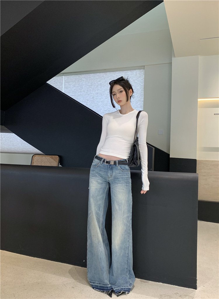 American retro jeans women low waist loose American retro jeans women low waist loose - Image 9