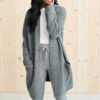 Women's Fashion Solid Color Knitted Jacket - Image 8