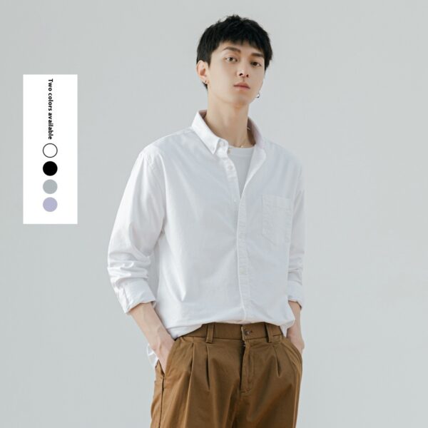 Oxford Casual Business Casual Shirt - Image 4