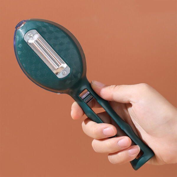 Peeling Knife With Storage Lid Fruit And Potato Peeler Kitchen Gadgets - Image 2