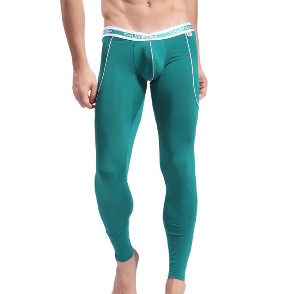 Men's Thin Viscose Soft Fabric Slim-fit Stretch Long Johns - Image 5