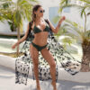 Plus Size Lace-up Vacation Skirt Cardigan Yarn - Image 4