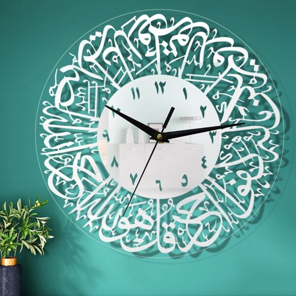 Eid Mubarak Creative Wall Clock Acrylic Holiday Decoration Clock Ramadan Festival Clock - Image 5