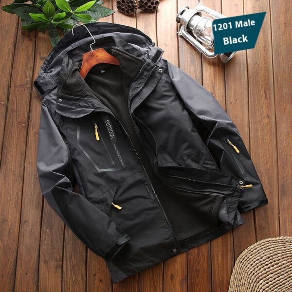 Men's Shell Jacket Three-in-one Warm Sportswear - Image 7