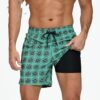 Men's Beach Pants Quick-drying Double-layer Swimming Trunks - Image 7