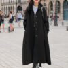 Medium length woolen jacket for women - Image 6