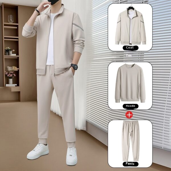 Solid Color Casual Top Suit Men's Spring And Autumn - Image 3