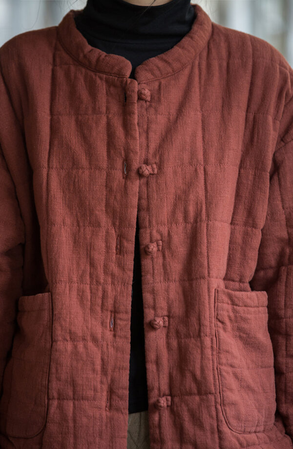 Fashion Artistic Women's Short Cotton-padded Coat - Image 5
