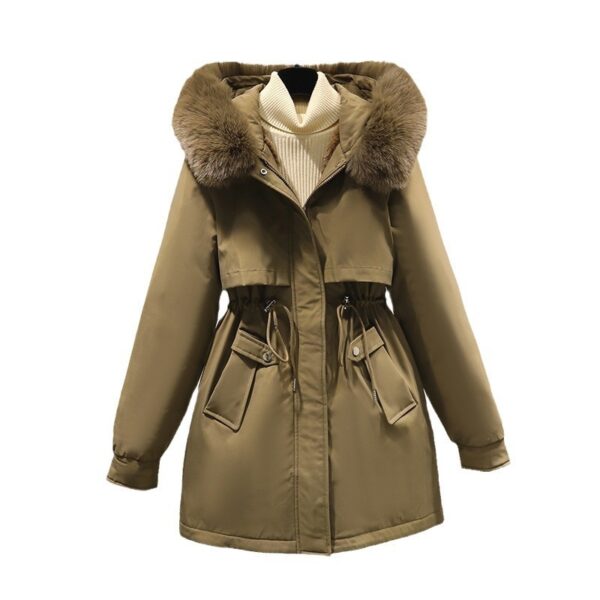 Korean Style Small Waist Down Coat - Image 5