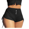 Women's Pants Printed Side Drawstring Shorts - Image 5