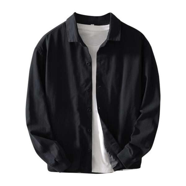 Retro Loose Casual Pocket Baseball Uniform - Image 4