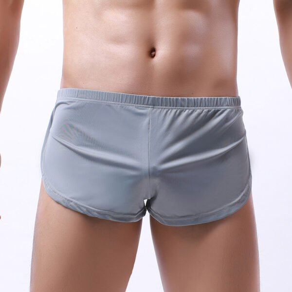Men's Underwear Silky Round Edge Sports Underwear Home Shorts - Image 6