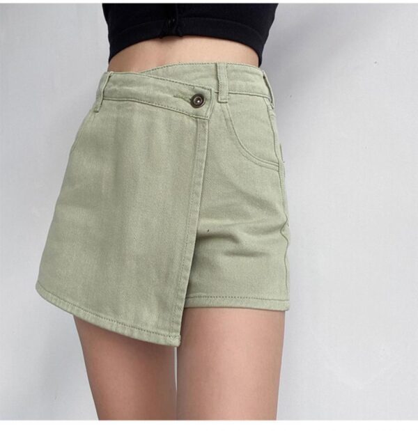 Anti-exposure Irregular Denim Skirt - Image 10