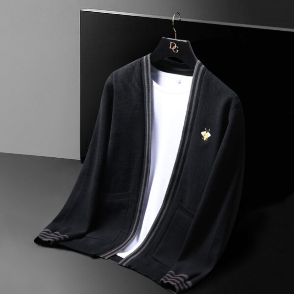 Long Sleeve Sweater Men's Knitwear Korean Style - Image 4