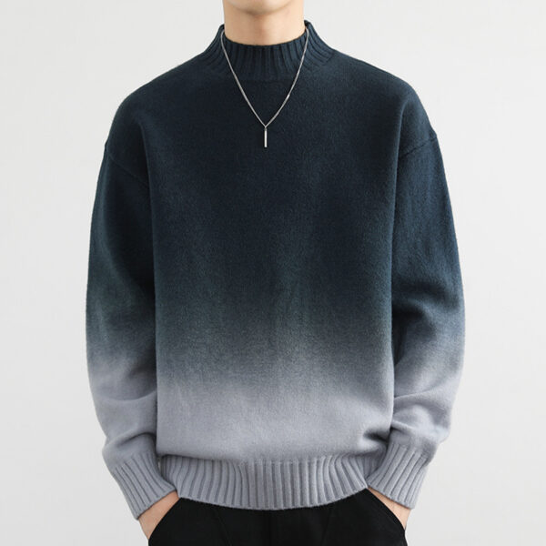 Fashion Personality Gradient Sweater Men - Image 2