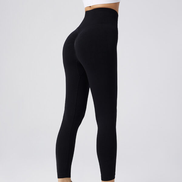 Seamless Leggings Yoga Pants Tummy Control Workout Running Yoga Leggings For Women - Image 10