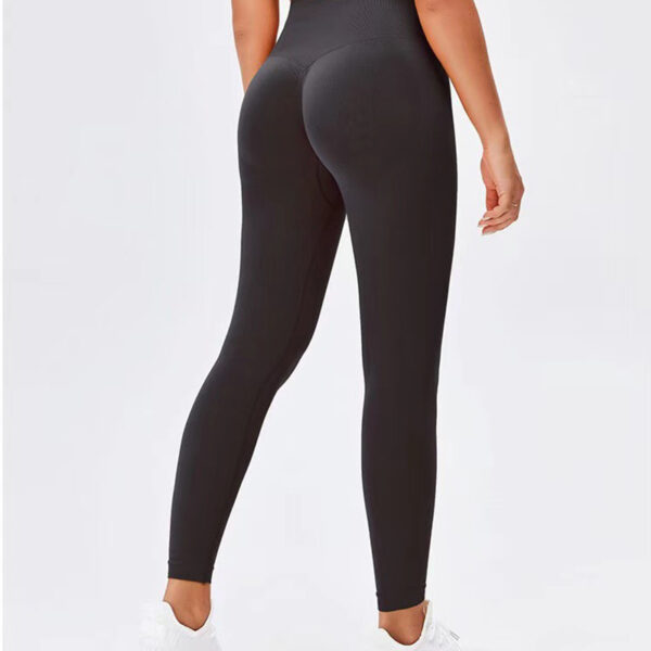 Seamless Leggings Yoga Pants Tummy Control Workout Running Yoga Leggings For Women - Image 7