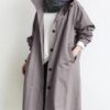 Oversized Women's Mid-Length Loose Windbreaker Jacket - Image 4