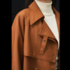 Women's Asymmetric Loose Casual Mid-length Trench Coat - Image 4