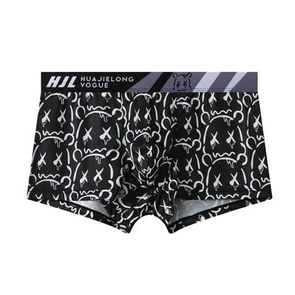 Men's Multi-color Printing Slim Fit Breathable Boxers - Image 7