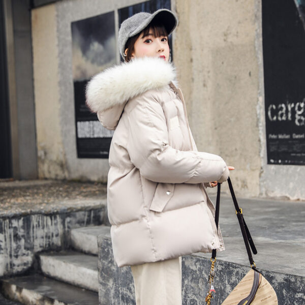 Foreign Trade Elegant Winter Korean Style Slim Fit All-matching Cotton-padded Clothes For Women - Image 4