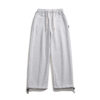 Drawstring Ankle-tied Loose Straight Sweatpants - Image 4