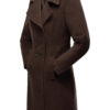 Long Woolen Women's Coat Indoor And Outdoor Casual Jacket Double Breasted - Image 7