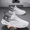 Fashion Hollow-sole LMen's Lace-up Sneakers Mesh Sports Shoesow Top Running Shoes - Image 4