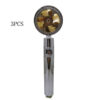 Propeller Driven Shower Head With Stop Button And Cotton Filter Turbocharged High Pressure Handheld Shower Nozzle - Image 4
