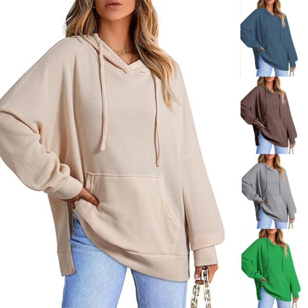 Women's Sweatshirt With Pocket Long Sleeve - Image 2